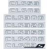 Car Trunk Letters  Emblem Badge Decals Sticker For Mercedes Benz CLS Class 53 63 CLS260 CLS300 CLS400 CLS350 CLS320 C257