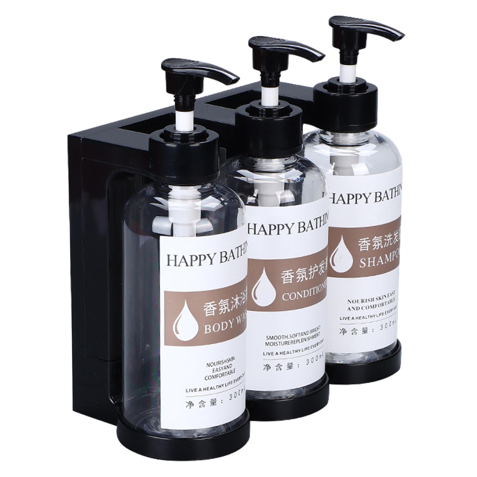 Lotion Shower Dispenser Hand Press Refillable Pump Bottle for Toilet Kitchen