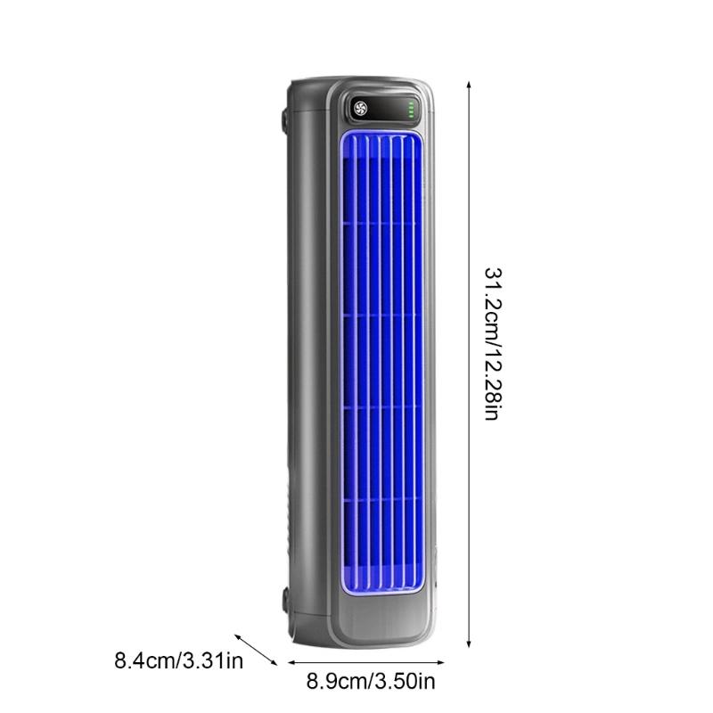Rechargeable Quiet Desk Fan with Adjustable Airflows Quiet Cooling Fan ABS Texture Perfect for Office or Bedroom Use