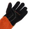 1 Pair Cowhide Leather Work Safety Glove Anti-Heat Welder Gloves  Welding Gauntlets