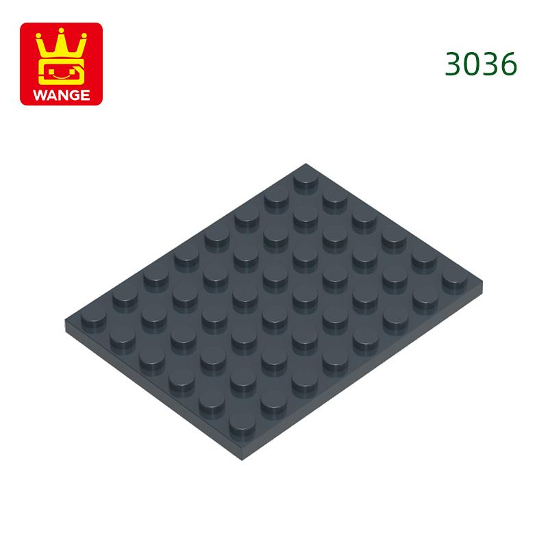 15Pcs/Lot 3036 6x8 Dots Plate Construction Bricks Basic Components Board Blocks Works With all Brand Playthings Ideal For Children Gift Idea Box