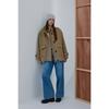 Alpaca Blend High Neck Half Coat 7155416005