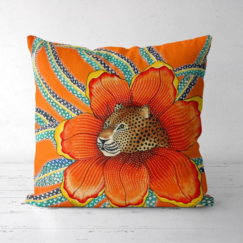 A Drop Shipping Printed Cushion Cover Decorative Pillowcases High-end Royal High Quality Thick Europe Rich Italy Design 1-27#