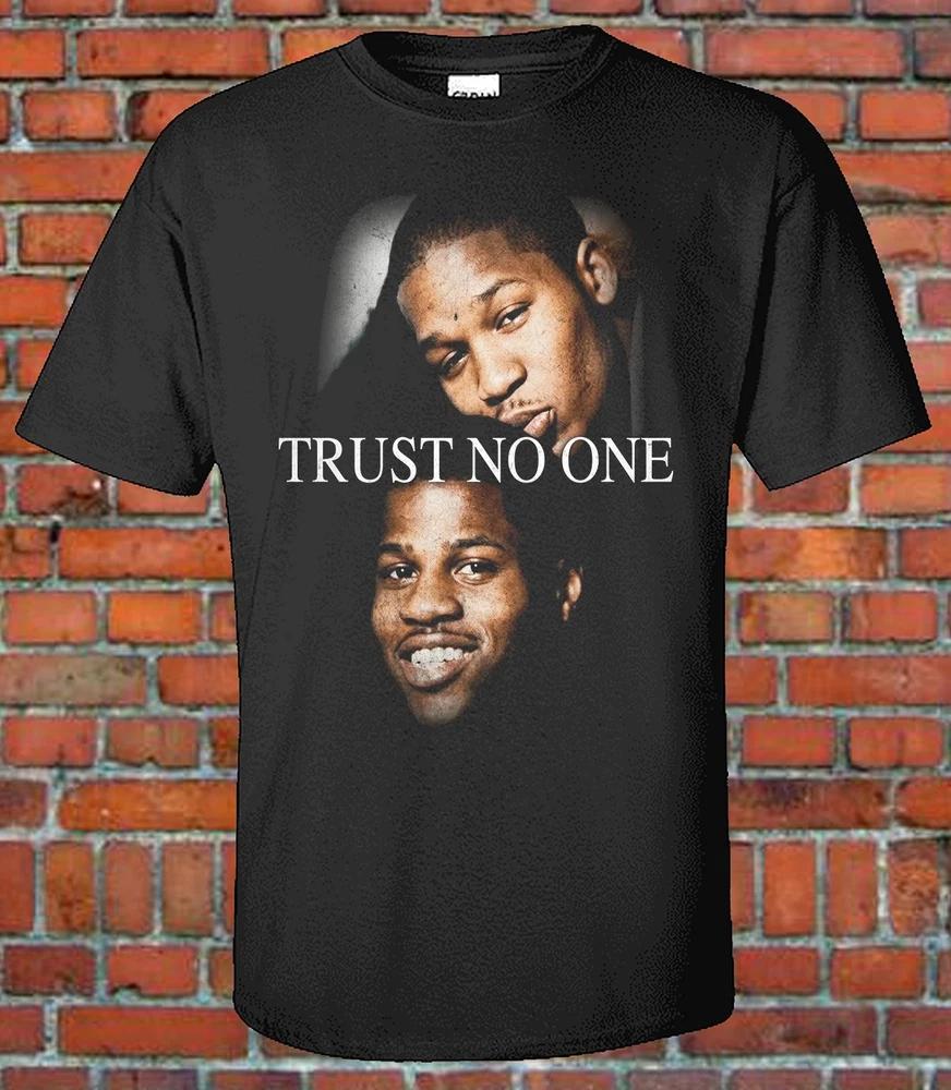 Trust No One Vintage Graphic Tee Paid In Full Alpo Rich Mitch Rap TShirt M