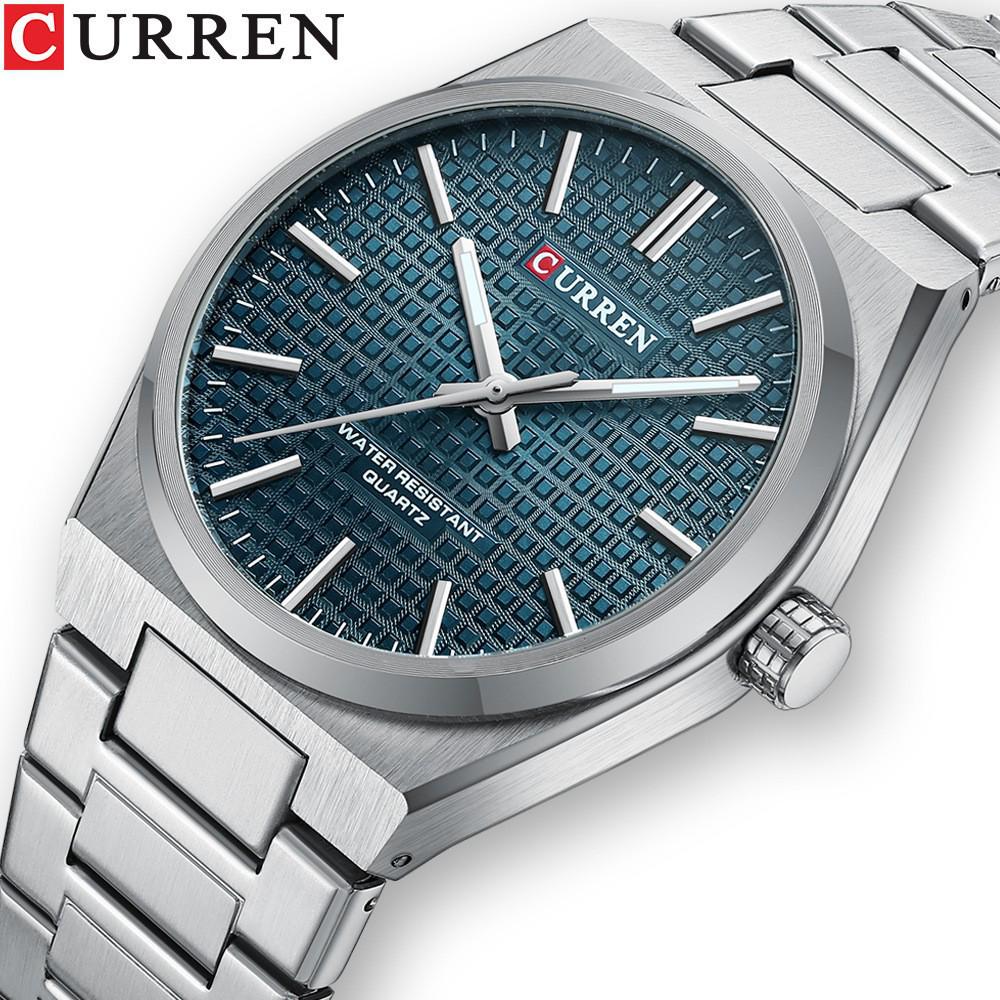 CURREN 8439 Men's Quartz Steel Band Business Casual Watch
