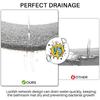 40*60/50*80cm Bath Rugs Non-Slip Bath Mat with Drain Holes Anti Mould Shower Mat for Inside Shower Washable for Bathroom Floor