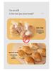 Food-Grade Transparent Plastic Bread Storage Box for Refrigerator