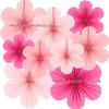 Paper Fan Flower Decoration for Weddings & Birthday Parties - Hanging Party Background Decor