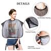 Professional Hair Cutting Collar Waterproof Colouring Cape Barber Cloth Hairdressing Hair Dye Gown Perm Oil Cape Haircut Tool