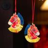 Tassel Pony Embroidered Pendant Spring Festival Car Hanging Ornaments  National Wind Style