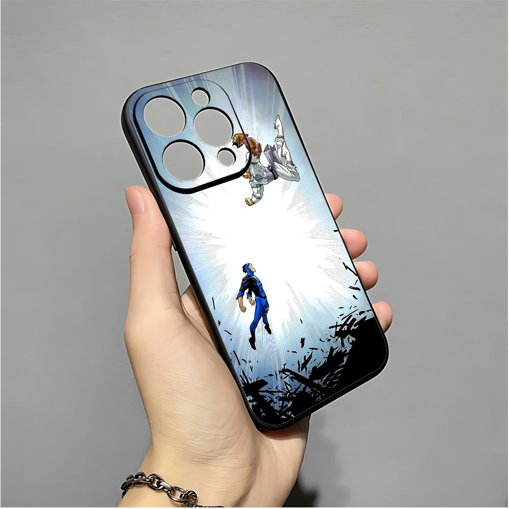 Cool I-InvincibleS Comic Phone Case For IPhone 16,15,14,13,12,11,XS,XR,X,8,7,Pro,Max,Plus,mini Silicone Black Cover
