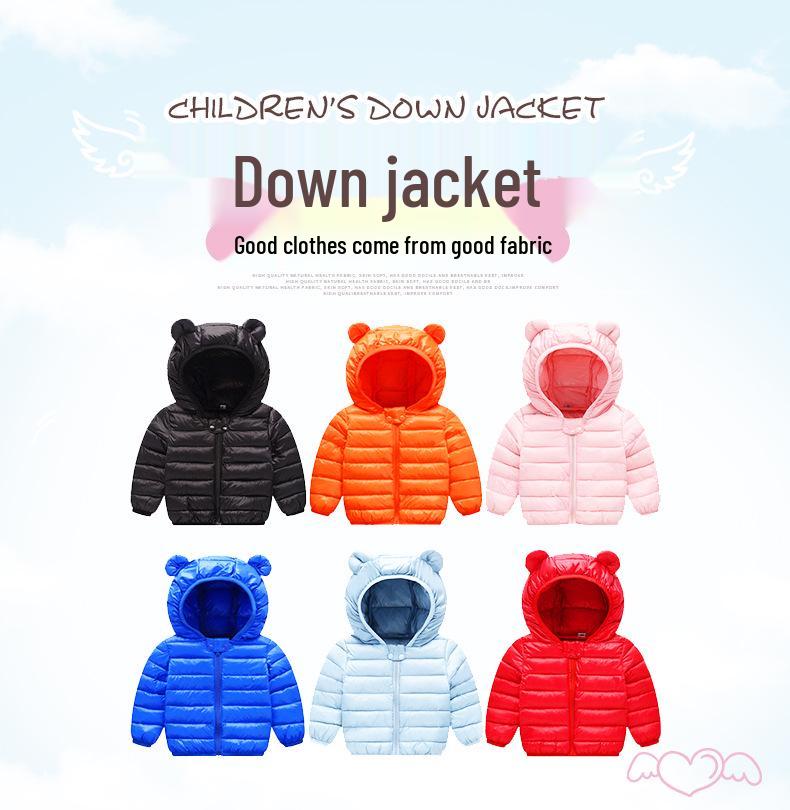 Infant Warm Cotton Jacket - Lightweight Down Coat for Boys and Girls (Autumn/Winter)
