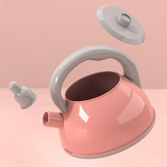 Spielhaus Spielzeug Induktionskochfeld Küchen-Spielset mit Realistischen Kochgeräuschen Kochgeschirr Besteck Lebensmittel-Set