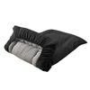 Single Futon Cover, One-Touch Sheet, Solid Black, Washable, Dust Mite Resistant, Breathable, Moisture-Wicking, Soft Fitted Sheet