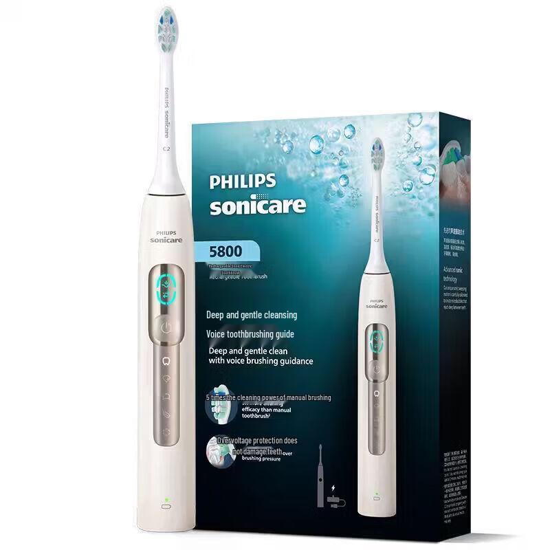 

Умная звуковая электрическая зубная щетка Philips Diamond 3 Pro, вилка CN (адаптер в комплекте)