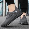 Fashion Men's Casual Shoes Mesh Breathable Sneakers Summer Men's Shoes Lightweight Flat Shoes Man Flying Tennis Slip On Men Shoes