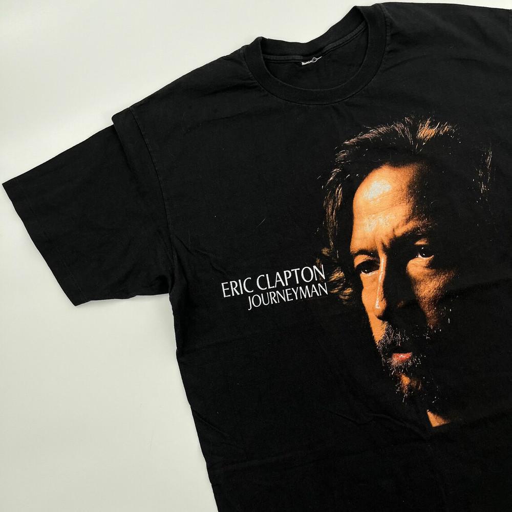 Eric Clapton Journeyman Tour Shirt Black All size Unisex T-Shirt XXXXL