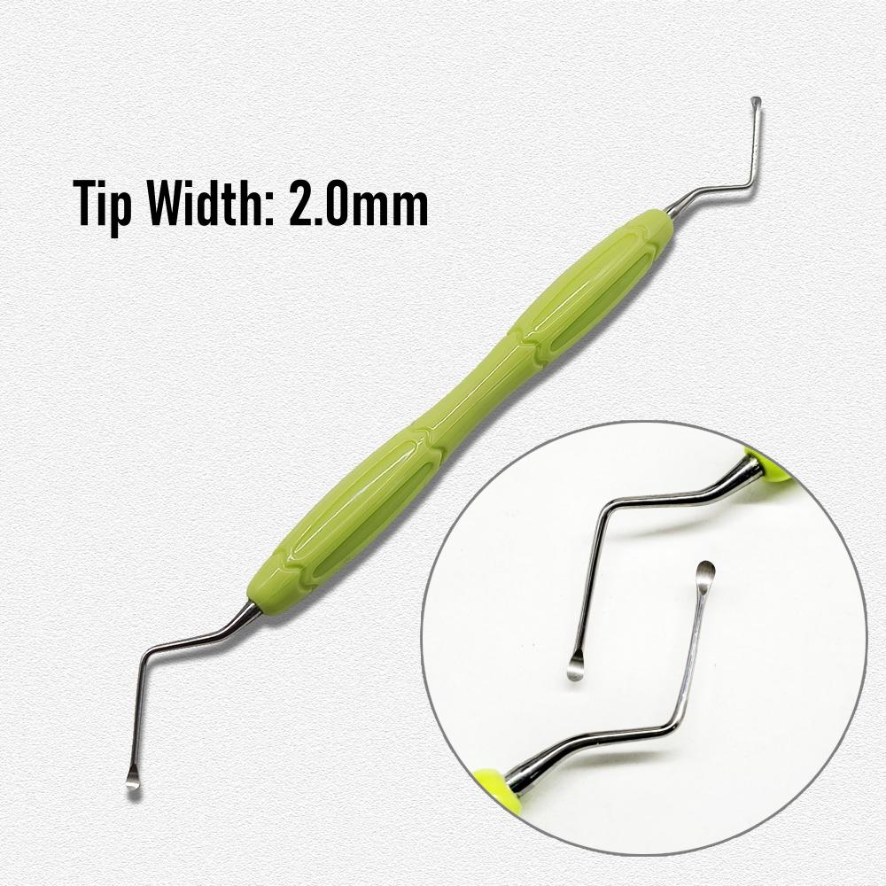 High Quality Handle Dental Scaler Spoon Tooth Cleaning Excavator Restorative Instruments Spoon Tool High Quality Long Tip