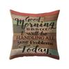 Stylish 18'' Vintage Letter Pillow Case Cushion Cover For Home Office And Sofa Decor