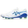 ASICS DS LIGHT 6 Soccer Shoes Size 102 Size 2E X-FLY (1101A076), Men's, (White/Blue), 24.0 cm,