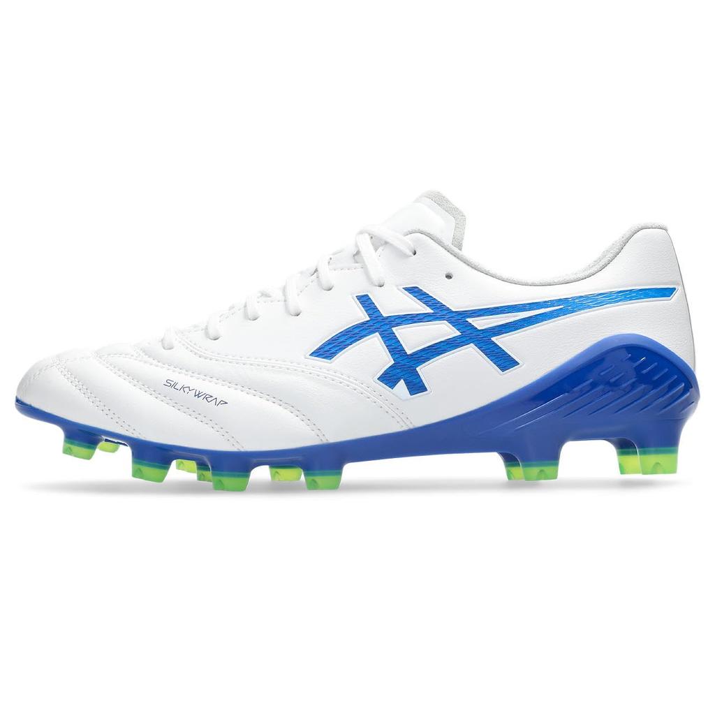 ASICS DS LIGHT 6 Soccer Shoes Size 102 Size 2E X-FLY (1101A076), Men's, (White/Blue), 24.0 cm,