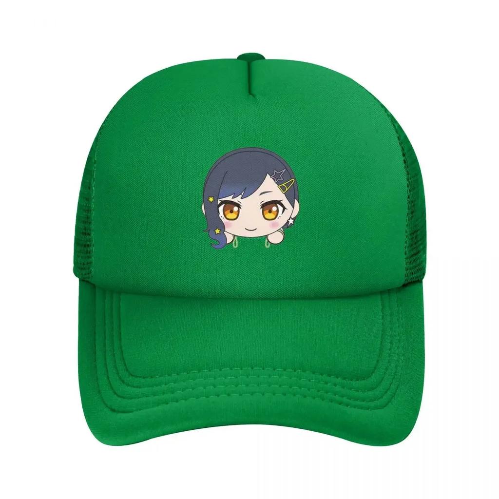 An Shiraishi Chibi Plushie Mesh Baseball Caps Snapback Baseball Hats Breathable Casual Casquette Outdoor For Unisexs And Womens