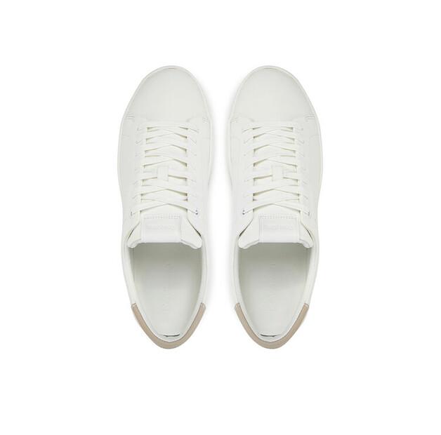 Мужские кроссовки Calvin Klein Low top lace up nu hm0hm01758 белые