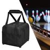 Bolsa de Bola de Boliche Portátil Bolsa Tote para uma Bola com Suporte Acolchoado para Bola e Bolso de Malha Pequena Capa para Bola de Boliche para Homens Presentes