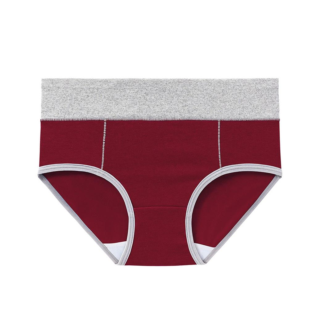 5PCS Cotton Knit Women's Underwear Triangle Panties Plus Size Comfortable Breathable Soft Fabric Elastic Waistband
