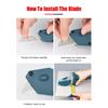 Woodworking Gypsum Board Cutting Tool Manual Cutting Scriber Drywall Cutting Tools with Tape Measure Blade