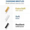 [Wangta] Toothbrush Soft Gold / Basic Stone / Hard Black (1Unit - 10 Pieces)
