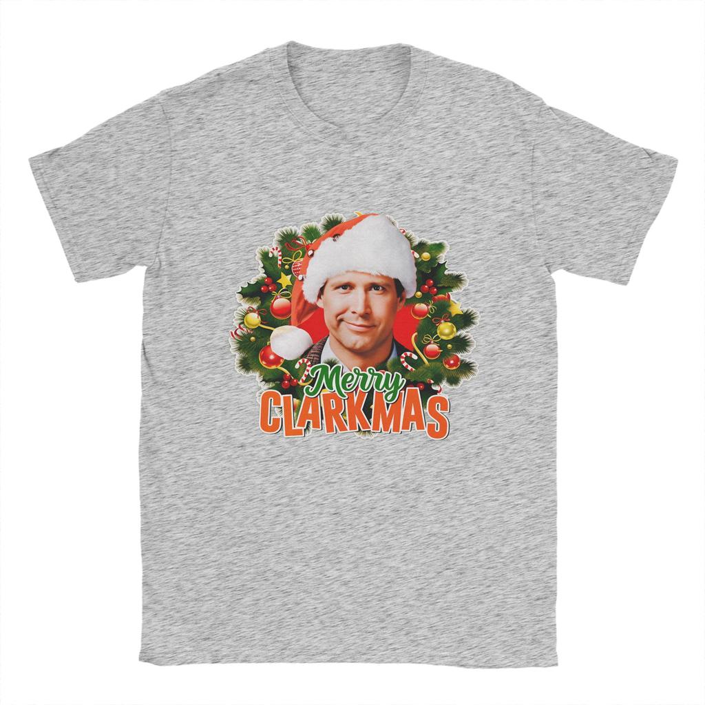 Clark Griswold Merry Christmas T Shirt Beach Cotton TShirts For Mens Fashion Print Tee Shirt Short Sleeve Street Style Clothing