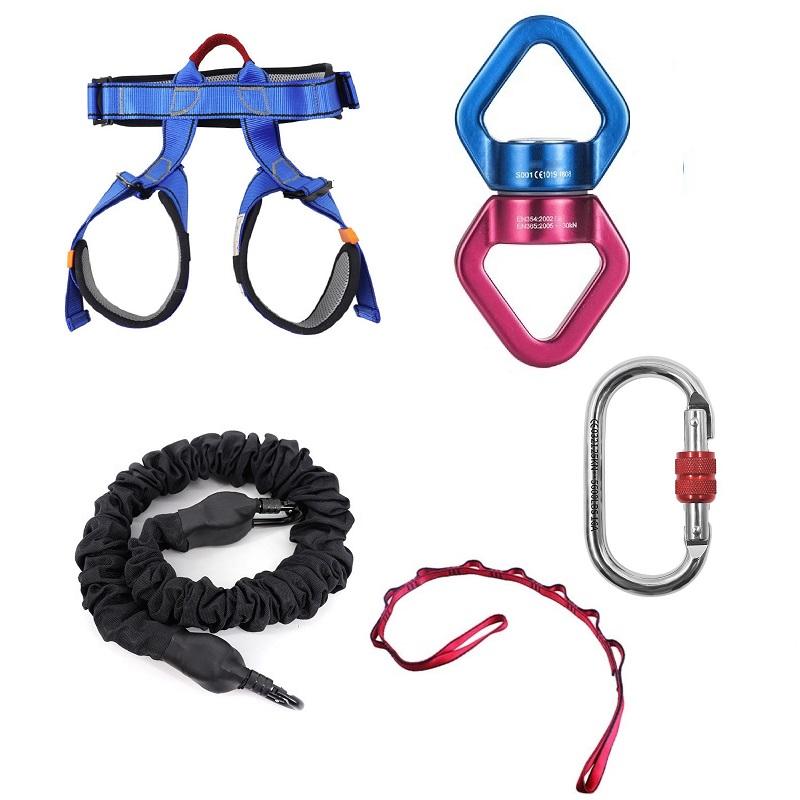 Bērnu gravitācijas jogas deju bungee treniņu