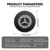 AABGX1 For Benz Car Logo Carbon Fiber Water Cup Pad Bottle Holders Anti Slip Mat Accessories AMG CLA CLS C180 C200 W204 W205 Exclusive