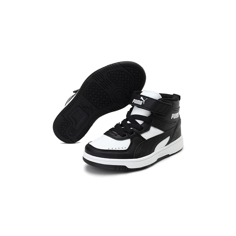 Puma Rebound Joy Little Kid 'Black White' 374688-01