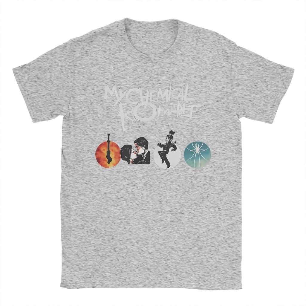 My Chemical Rounisexce Rock Music T Shirt Summer Harajuku T Shirts Unisex Pure Cotton Oneck Oversized Clothing Short Sleeve Tshirt
