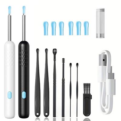 Ear Wax Removal Tool Camera 8M HD Camera and 6 LED Lights Ear Cleaner Camera Endoscope Ear Cleaning Kit for Adult and Child