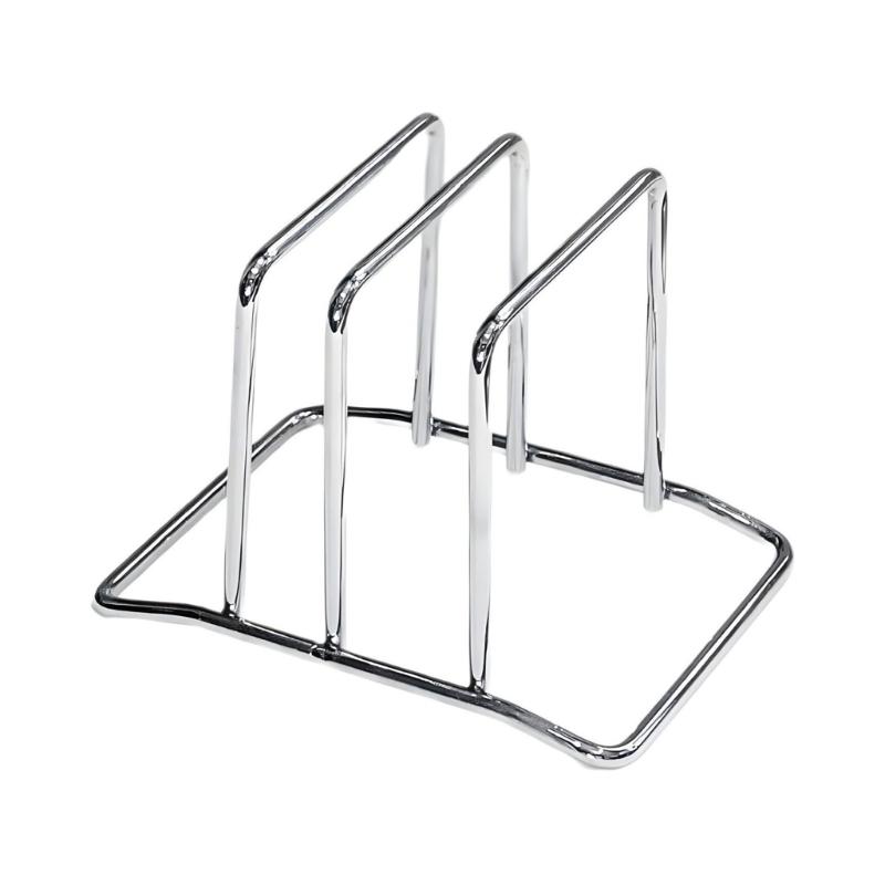 

Stainles Steel Duals Compartment Cutting Board Holder Rustproof Kitchen Organizers Countertop Storage Solution For Efficient Cooking 1