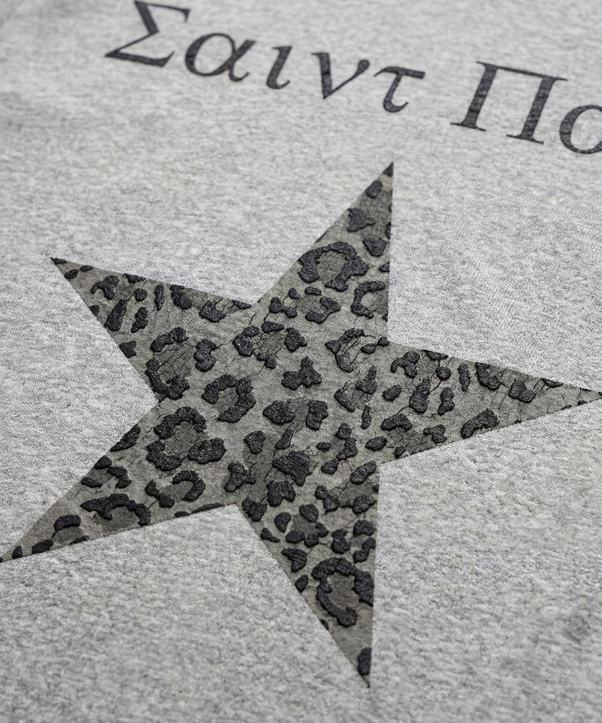 SAINTPAIN Sp Star Heavyweight Ringer T-Shirt Melange Grey