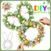 Easter wreath frame Easter bunny egg and turnip shaped wreath frame for Easter DIY crafts, Easter  holiday hanging decorations