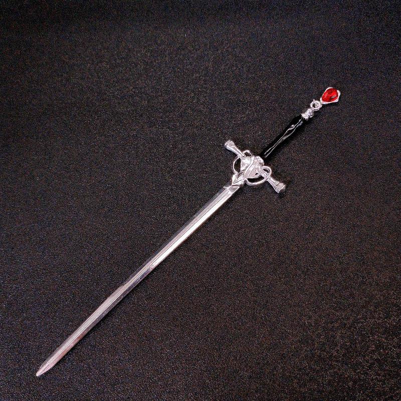 

Винтажная китайская заколка для волос в виде меча для прически ханьфу - Элегантный ретро аксессуар для волос