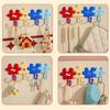 Cute Dopamine Puzzle Hook New Creative Suction Cup Hooks Bathroom Door Behind Hanger Bathroom Kitchen Towel Hanging Sticky Hook