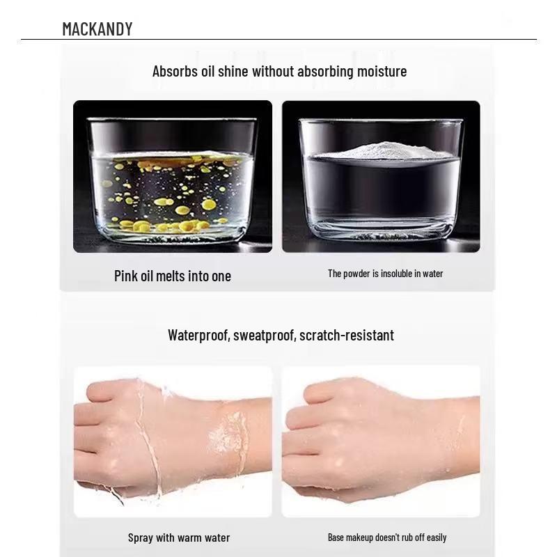 Make Andy Snow White Translucent Loose Powder: Clear, Natural, Brightening, Long-lasting, Oil Control Setting Powder