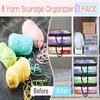 1pcs Transparent Yarn Storage Bag Multi-purpose Waterproof Clothing Storage Bag with Handle Space Saving Handheld Storage Bag