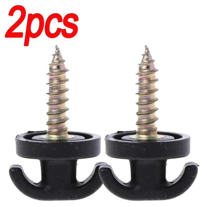 Universal Car Mesh Pocket Hooks Seat Mesh Buckle Hanger Car Interior Trunk Screw Fixing Hook Ring Storage Mesh Pocket Mount Clip