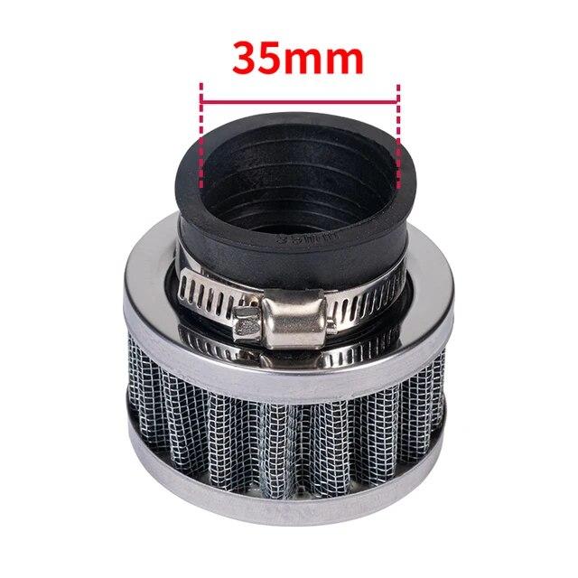 Motorcycle Air Filter 28-60mm High Flow Sports Intake ATV Pit Dirt Bike for Honda Kawasaki Yamaha 50mm Moto Air Filters Systems