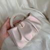 Cloud Wrinkle Bag 2025 New Round Pearl Bag Premium Small Bag Fashion Shoulder Bag Portable Messenger Women's Bag