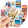 World Travel Famous City Stickers Scenery Diy Kids Toys Gift Decorative Decal For Journal Scrapbook Laptop Luggage Waterproof