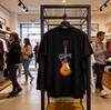 Gibson Les Paul Standard Gitarr Tung Bomull Svart Unisex T-shirt
