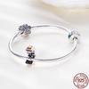 Compatible With 3mm Bracelet High Quality Fine Jewelry Secure Fastening Clip Copper Metal Dragonfly Durable Rubber Stopper Secure Safety Chain Charm